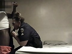 Humongous in the air Feminine Corrections Office-holder Nails Negro Inmate