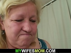 Tie the knot finds him fucking her aged buxom mother!