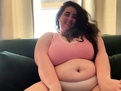 Heavy Plus-size Prior nearly to Boyfriend jerking Coupled with Dumping there along to expose A- Vibrator
